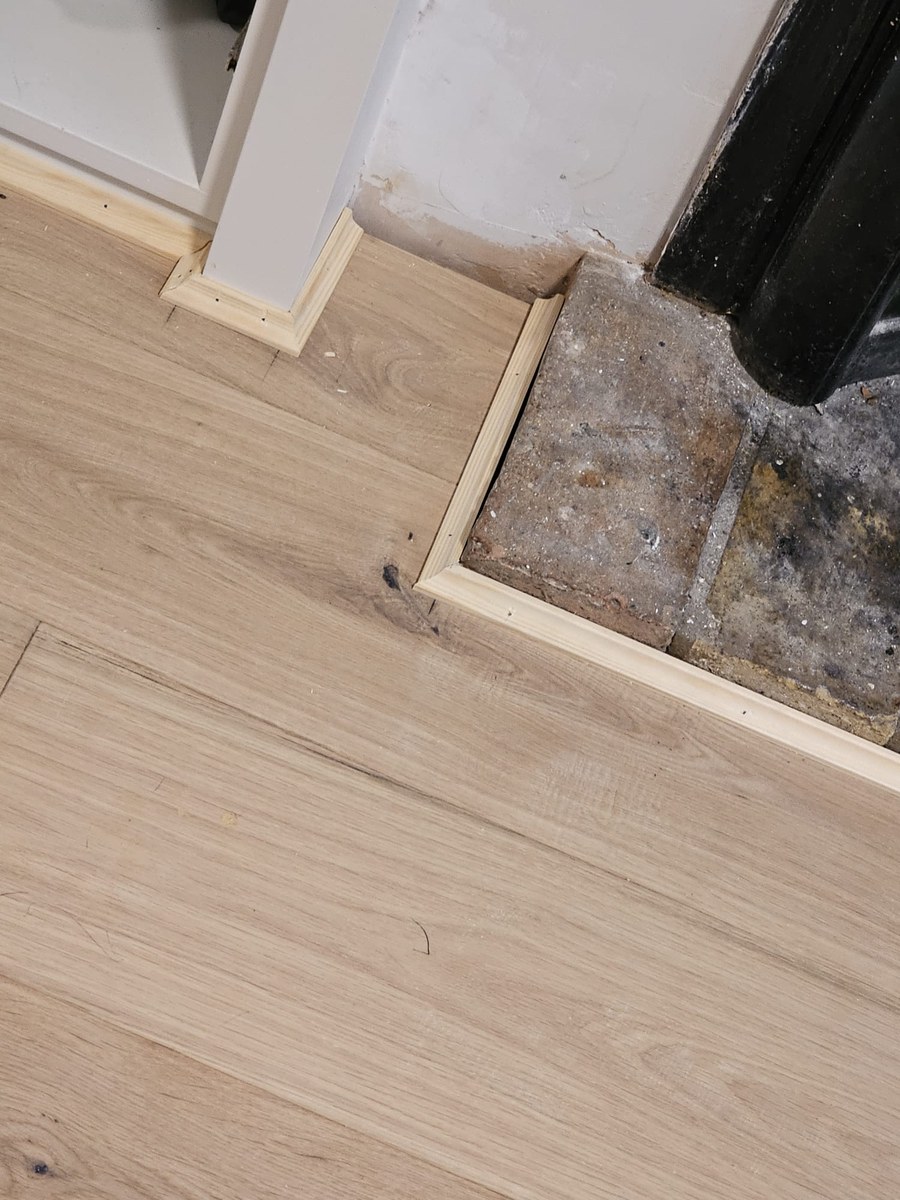 LVT flooring installation